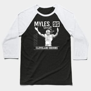 Myles garrett || Cleveland browns || White retro Baseball T-Shirt